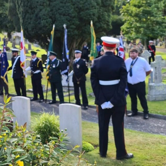 Remembering lives lost from HMS Charybdis and Limbourne in WW2.