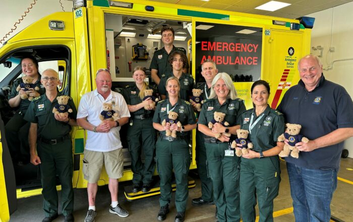 Lions Club donates Guernsey Teddy Bears for young patients