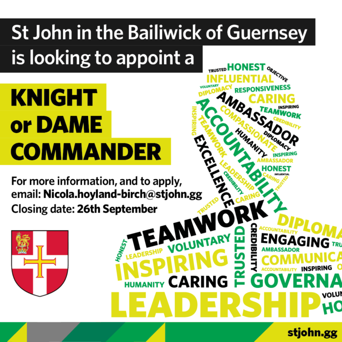 St John seeks new Knight or Dame Commander